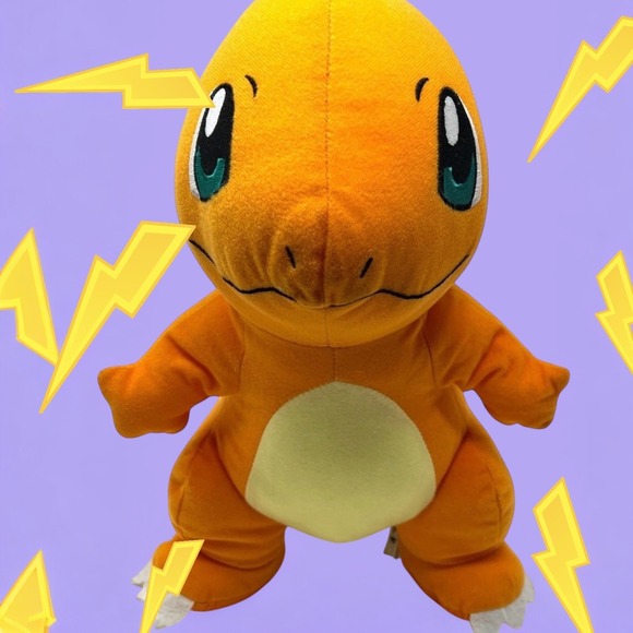 Pokemon Other - The Toy Factory Pokemon Charmander Plush Stuffed Animal Orange 13 Inch with tags
